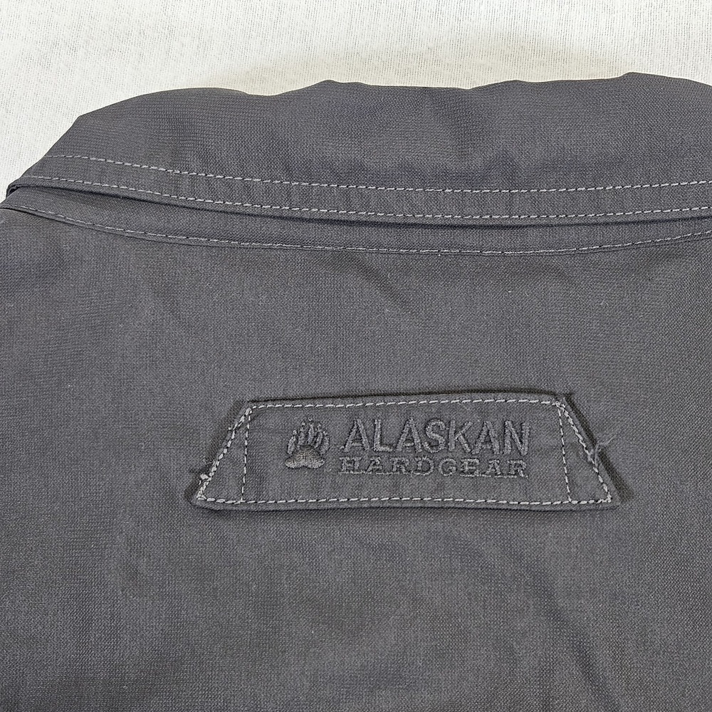 Alaskan Hardgear Tech Shirt Mens 2XL Gray Hiking Fishing Outdoor Long Sleeve - Picture 8 of 12